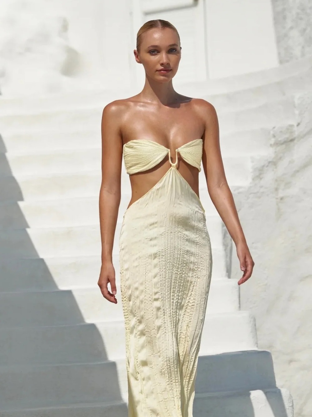 Baobab Voila Maxi Dress Butter Yellow XS - Picture 9 of 12